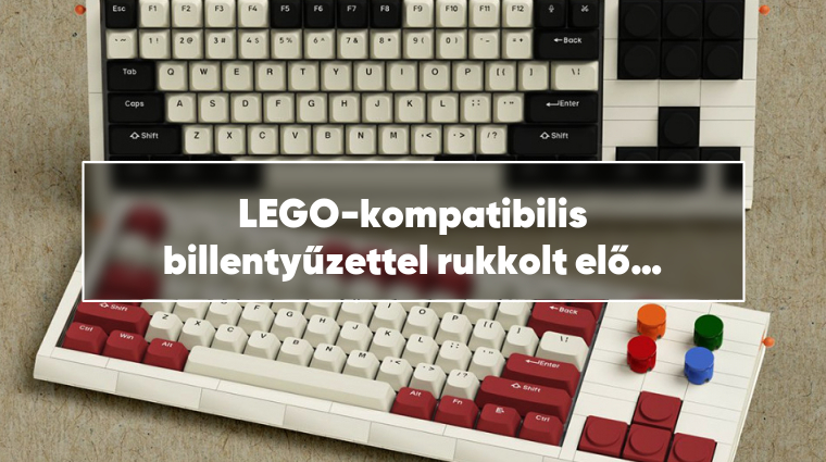 LEGO-kompatibilis billentyűzettel rukkolt elő a KBDcraft