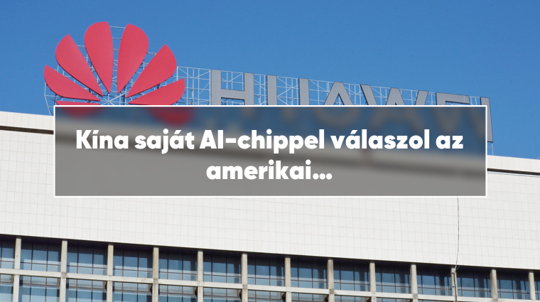 Kína saját AI-chippel válaszol az amerikai korlátozásokra